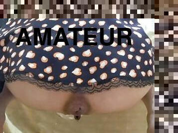 masturbation, giclée, amateur, anal, gode