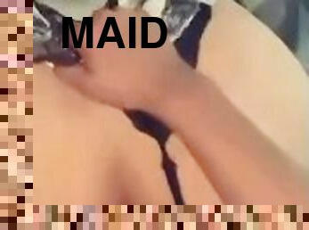 Naughty maid fat ass fuck