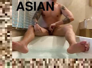 asiatique, masturbation, amateur, ejaculation-sur-le-corps, énorme-bite, secousses, collège, solo, philippine, bite