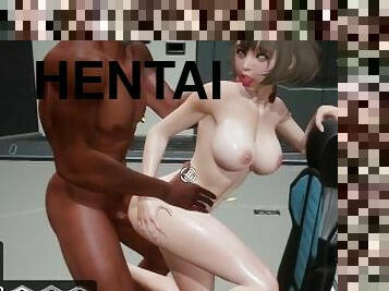 anime, hentai, belle, 3d, poupée