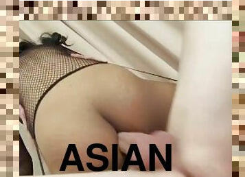 Petite Asian Tranny Gets Drilled In Her Ass Hole