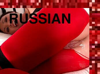 Submissive Russian Babe Monika Has All Her Pussy And Asshole Stretched Wide 11 Min