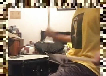 Playing On The Drums While Parents Are Moaning In The Other Room