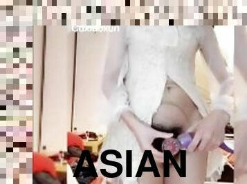 azijiečiai, masturbavimasis, shemale, žaislas, ladyboy, tailandiečiai, nuleidimas, miela-cute, filipiniečiai