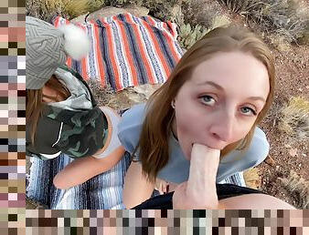 Two Hot Couples Fuck On Hike - Horny Hiking Ft Public Sex Pov - Sparks Go Wild