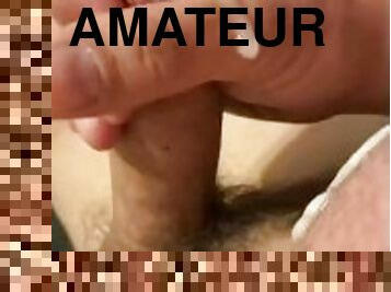 masturbation, amateur, ejaculation-sur-le-corps, énorme-bite, gay, solo, bite