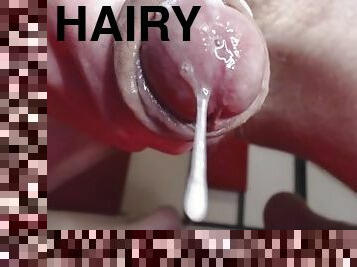 Bouncing Cock Masturbation, Spit on Dick and Big Cumshot