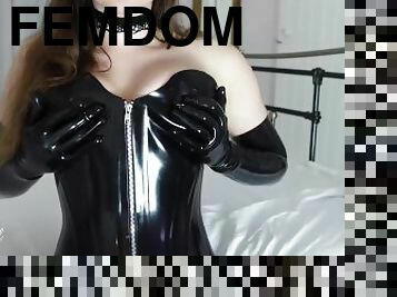 dilettant, briten, fetisch, latex, allein, brunette, domina, rubber, neckend