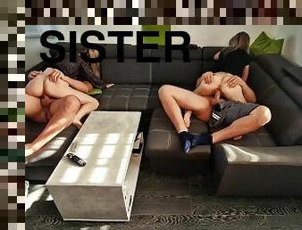 orgy with two horny stepsisters