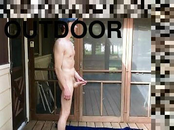 en-plein-air, public, amateur, ejaculation-sur-le-corps, gay, ejaculation, webcam, solo, exhibitionniste, minet