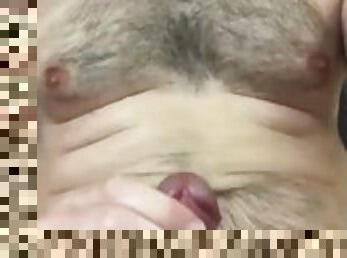 grande, masturbação, tiro-ao-alvo, gay, gozando, facial, ejaculação, excitante, sozinho