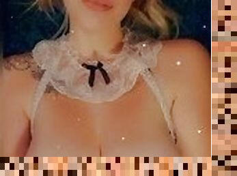 Sexy Cute Blonde French Maid Honest Dick Rating Humiliation SPH ????????????