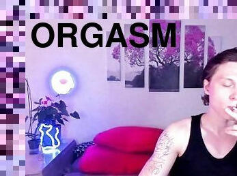 orgasm, amatör, söt, vacker, perfekt, fetisch, ensam, rökning, tatuering, hårt