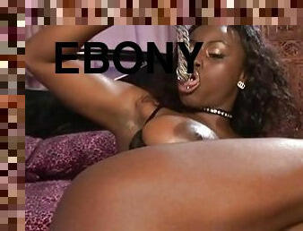 Big TIt Ebony Banged DP By Two Huge White Dicks