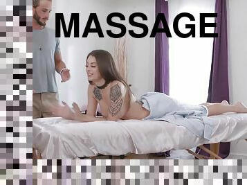 röv, storatuttar, hårig, anal, massage, fetisch, brunett, erotisk, tatuering