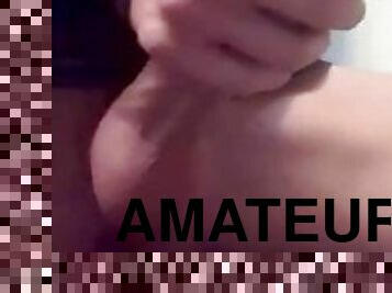 énorme, masturbation, amateur, mature, ejaculation-sur-le-corps, énorme-bite, ados, ejaculation, massive, solo