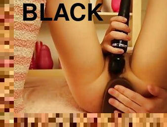 Daisy Taking A Big Black Cock Dildo