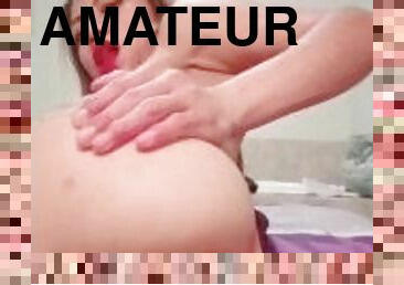 orgasme, amateur, anal, maison, doigtage, solo, trou-du-cul, diffusion