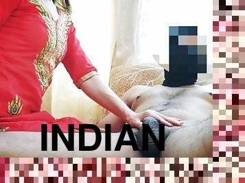 Indian Randy plays with cock, sucks, licks and massages balls. ASMR. Webcam Fun4tips.