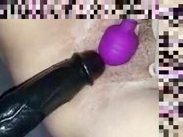 haarig, immens, masturbieren, muschi, dilettant, latina, dildo, nass