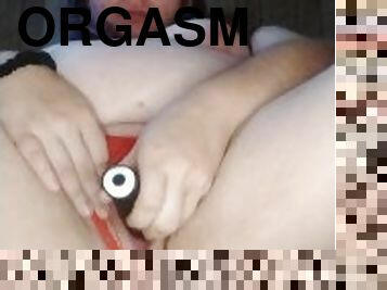 Teasing and vibrator orgasim