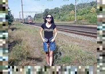 vieux, en-plein-air, public, chatte-pussy, russe, amateur, mature, ejaculation-sur-le-corps, milf, ados