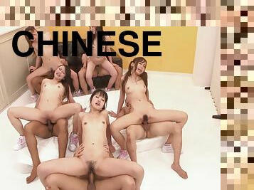Chinese Girl Band After Videocasting Gettin Dirty