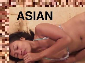 Teasing Asian Gets Fucked In Hardcore Fashion