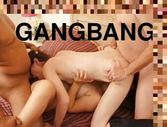 alt, orgie, anal-sex, beule-schuss, junge, pornsterne, gangbang, schlucken, beule, bukkake