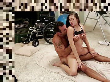 Zoey Foxx gets pleasantly fucked on the floor