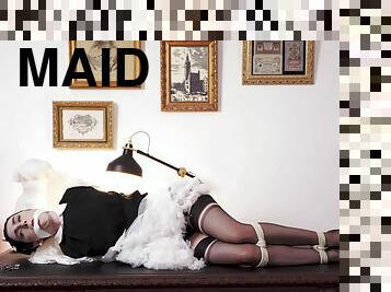 Ms E - Tied Maid On The Table