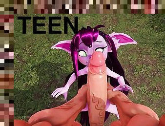 Hung dude fucks cartoon fantasy teen