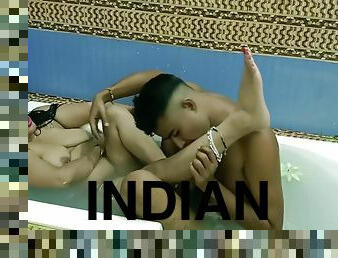 Indian Beautiful Hot Aunty Bath And Hot Sex In Water!! Best Desi Aunty Sex