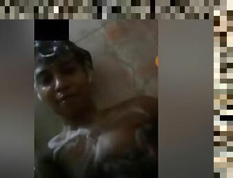 mandi, amatir, hindu, webcam, mandi-shower, seorang-diri, berambut-cokelat