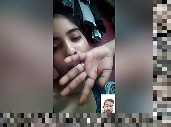 My Girlfriend Shows Her Boobs On Videocall. Very Horny Girls
