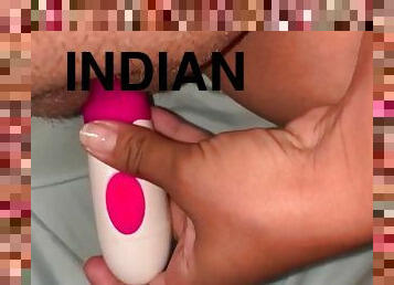 Indian Mature Milf Masturbates With Vibrator And Squirts Moaning