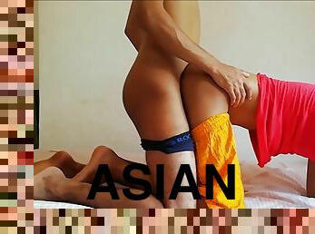 Asian Hot Babe Doggystyle Fucked By Her New Boyfriend Homemade