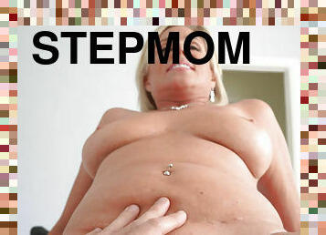 Caring stepmom Payton Hall has sex with stepson POV