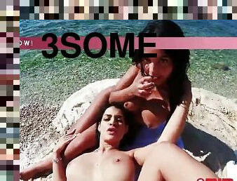 Sunny threesome with Greek beauties Sofia and Rose! PINME