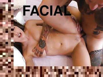 traseiros, pénis-grande, a-três, pov, facial, fantasia, morena