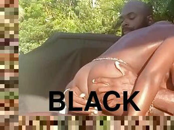 Big black ass ride bbc outdoors i found her on meetxx. com