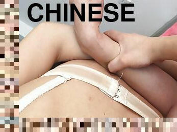 Chinese bondage blowjob