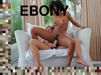 Ebony Demi Sutra straponed by Britney Amber