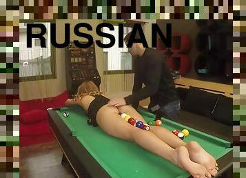Russian girl Ivana Sugar squirts while taking fat dick in the ass