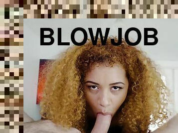 Yellowbone teen Mariah shows off her new Blowjob Technique before a fuck