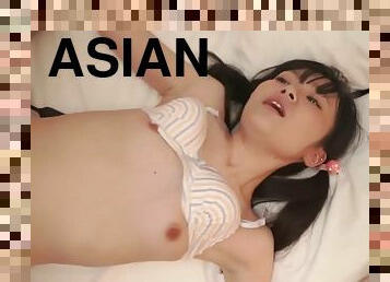 asiatique, ejaculation-interne, innocent