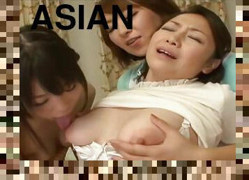 asian family lesbian 3some sex