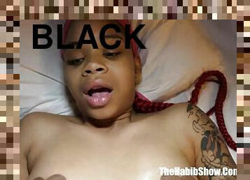 Black Teen With Tattooed Nipples