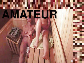 naked girls in sauna