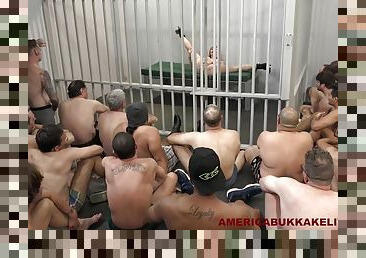 gros-nichons, amateur, hardcore, point-de-vue, ejaculation, bukkake, prison, prison-prison